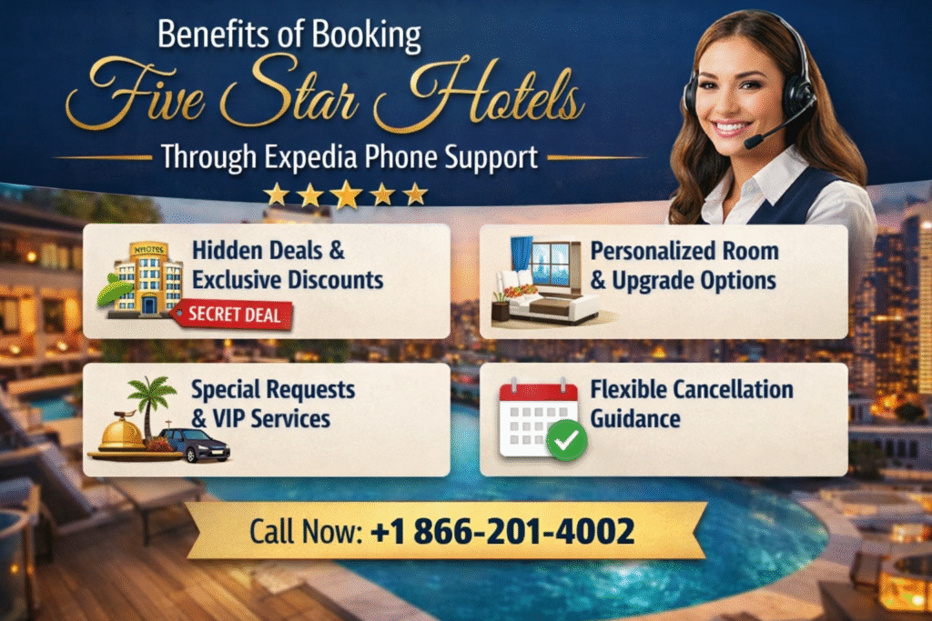 Benefits of Booking Five Star Hotels Through Expedia Phone Support