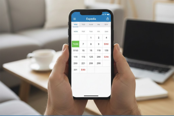 What is the cheapest day to book flights on Expedia