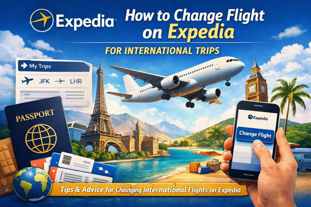 How to Change Flight on Expedia for International Trips