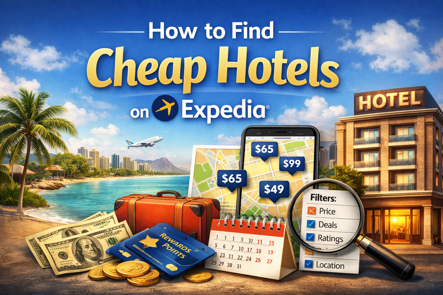 How to Find Cheap Hotels on Expedia