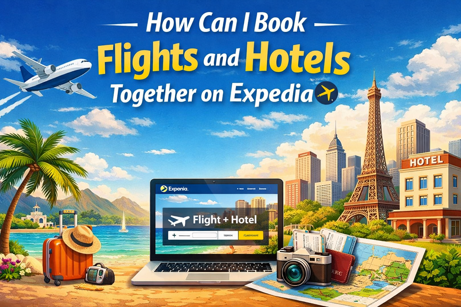 How Can I Book Flights and Hotels Together on Expedia?