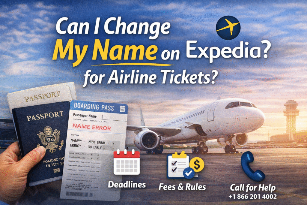 Can I Change My Name on Expedia​