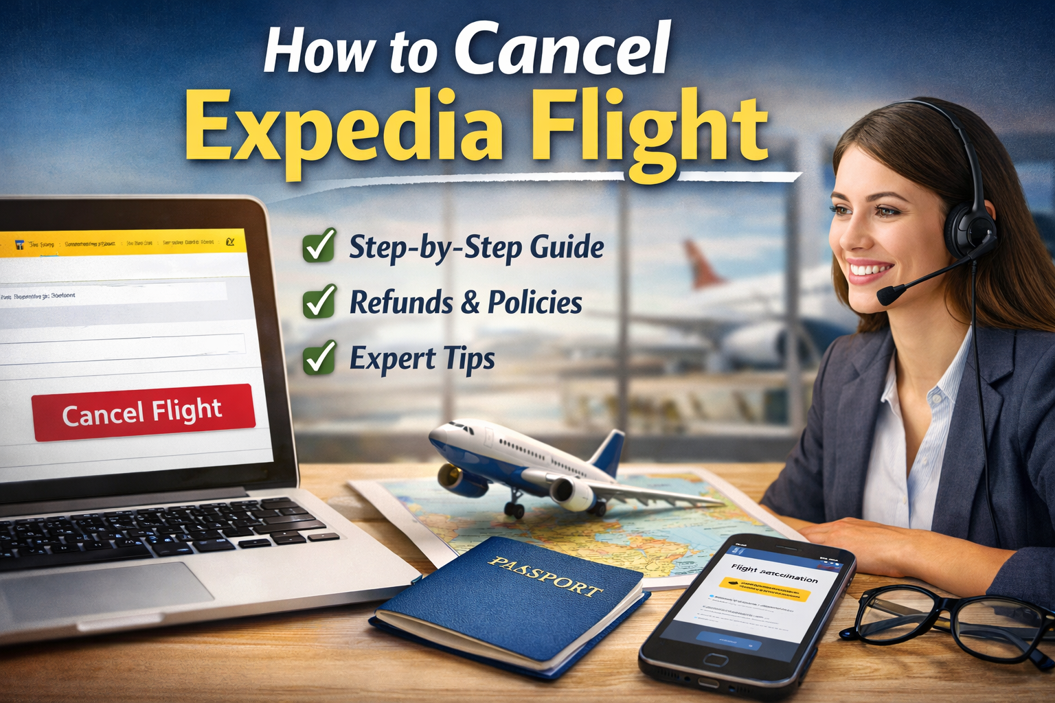 how to cancel expedia flight