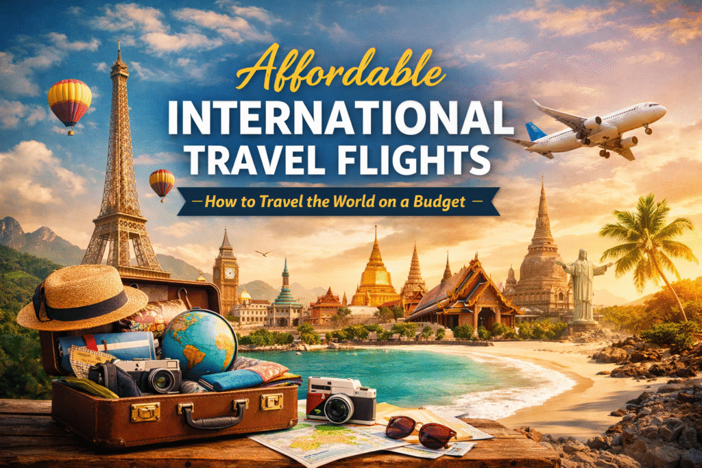 Affordable international Travel flights