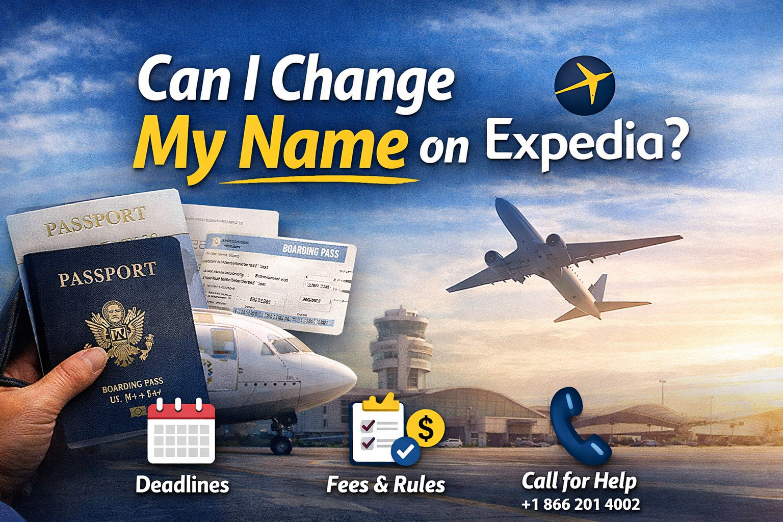 Can I Change My Name on Expedia​