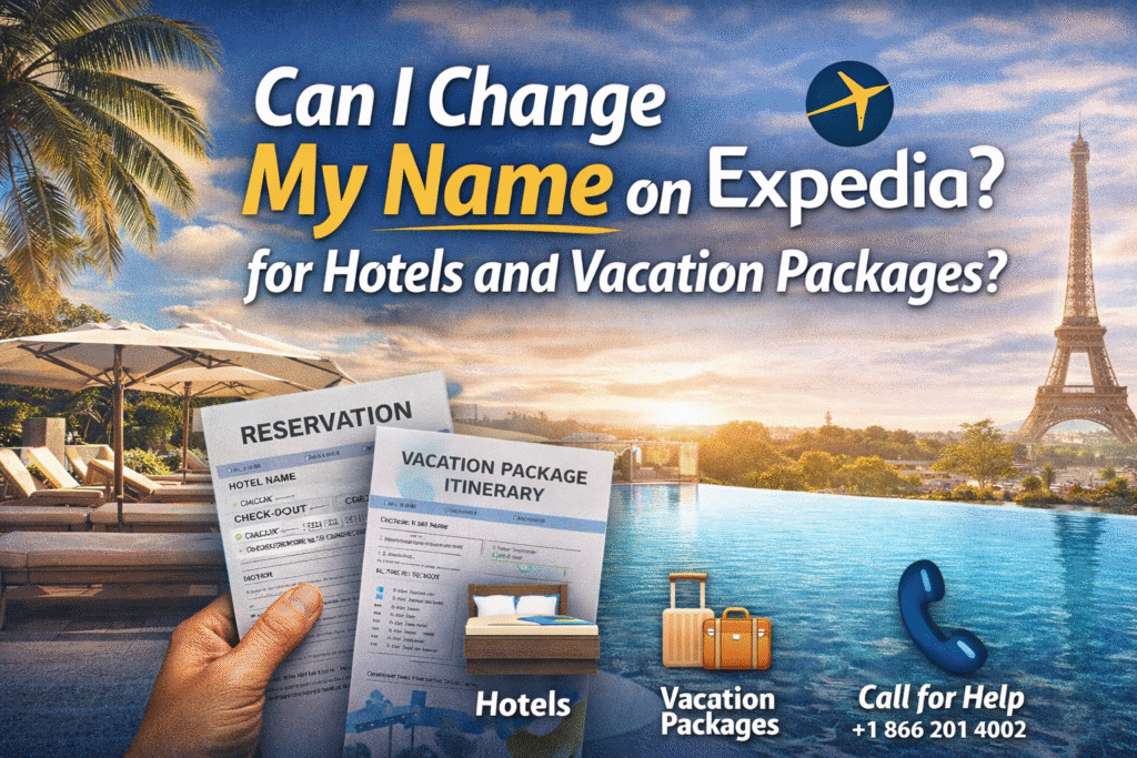 Can I Change My Name on Expedia​