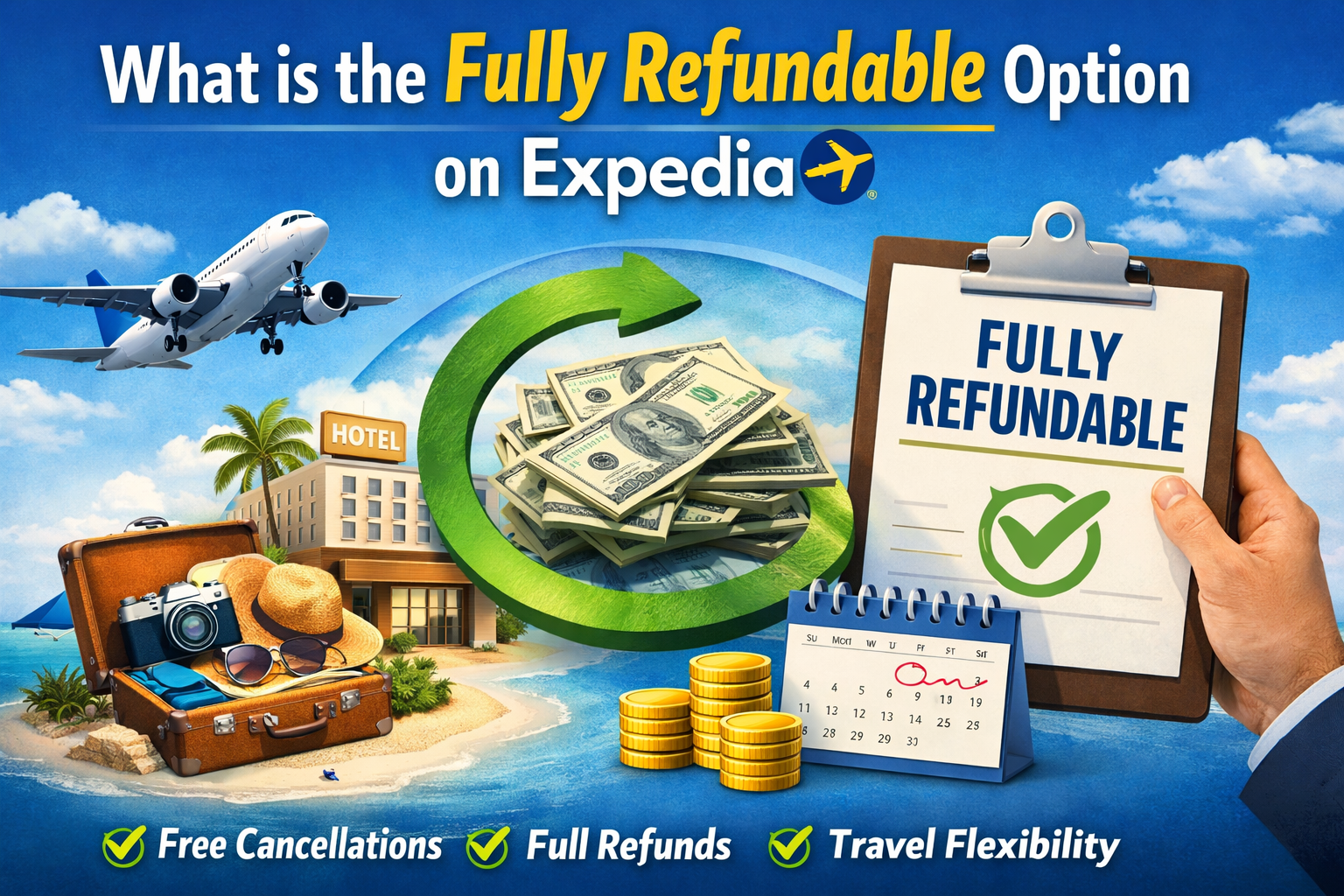 What is the Fully Refundable Option on Expedia